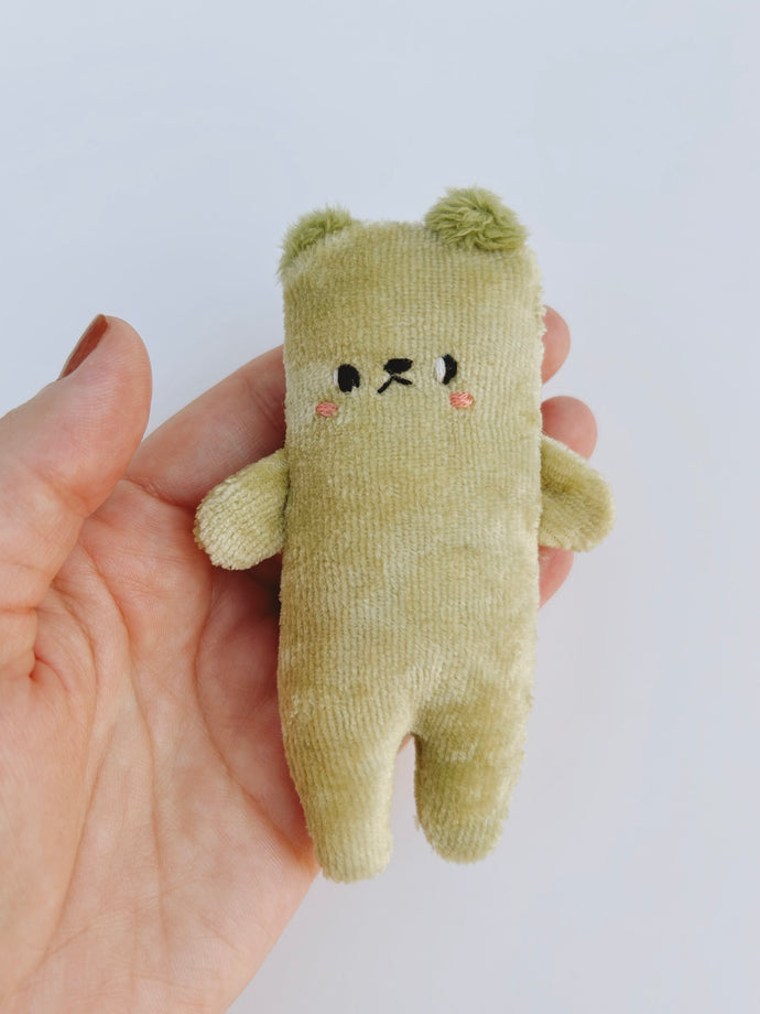 Moss the blushing baby bear