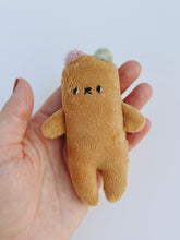 Load image into Gallery viewer, Macaron the baby bear with mint and lavender ears
