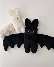 Load image into Gallery viewer, Midnight bat with green eyes
