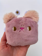 Load image into Gallery viewer, Taro milk tea bear head - mini pillow
