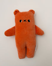 Load image into Gallery viewer, Pumpkin bear with fangs
