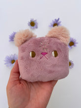 Load image into Gallery viewer, Taro milk tea bear head - mini pillow

