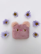 Load image into Gallery viewer, Taro milk tea bear head - mini pillow
