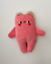 Load image into Gallery viewer, Brightest pink blushing velveteen bear - ON SALE
