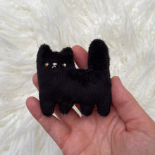 Load image into Gallery viewer, Midnight the black tiny cat
