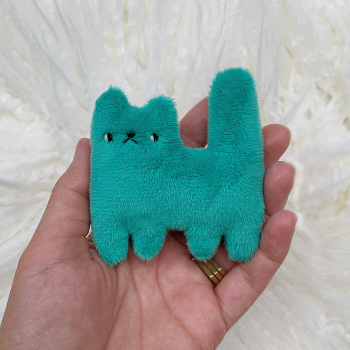Seafoam tiny cat