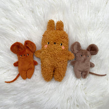 Load image into Gallery viewer, Tangerine Sherpa bunny
