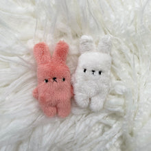 Load image into Gallery viewer, White tiny weighted bunny
