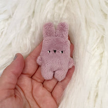 Load image into Gallery viewer, Lavender tiny weighted bunny
