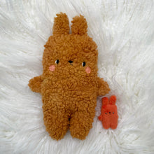Load image into Gallery viewer, Tangerine Sherpa bunny

