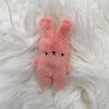 Load image into Gallery viewer, Coral tiny weighted bunny
