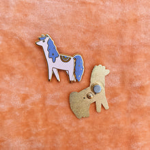 Load image into Gallery viewer, Collection of 4 Hard Enamel Magnets - sleepy king

