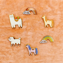 Load image into Gallery viewer, Collection of 4 Hard Enamel Magnets - sleepy king
