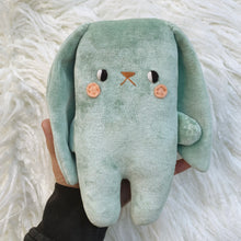 Load image into Gallery viewer, Mint Bunny -organic velvet big bunny
