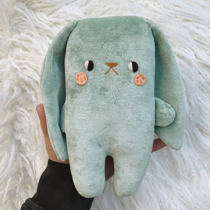 Mint Bunny -organic velvet big bunny