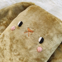 Load image into Gallery viewer, Avocado Bunny -organic velvet big bunny
