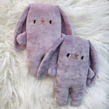 Load image into Gallery viewer, Lilac Bunny -organic velvet big bunny
