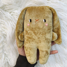 Load image into Gallery viewer, Avocado Bunny -organic velvet big bunny
