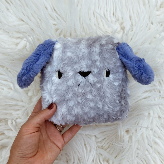 Spotted Periwinkle Dog Pillow