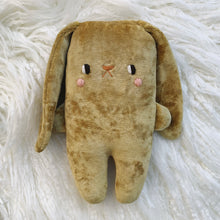 Load image into Gallery viewer, Avocado Bunny -organic velvet big bunny
