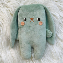 Load image into Gallery viewer, Mint Bunny -organic velvet big bunny
